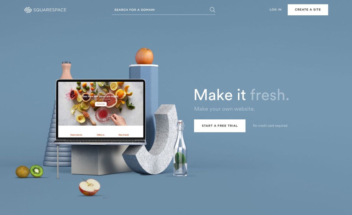 Homepage Sends a Clear Message